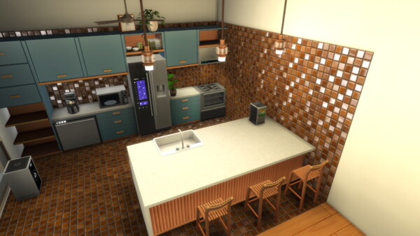 The Sims 4 Eco Kitchen Stuff by littledica from Mod The Sims