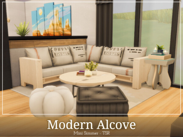 Modern Alcove Home by Mini Simmer from TSR