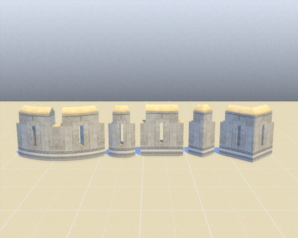 Castle Cap Set by Nutter Butter 1 from Mod The Sims