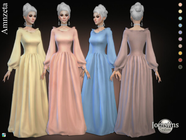 Amnzeta dress by jomsims from TSR