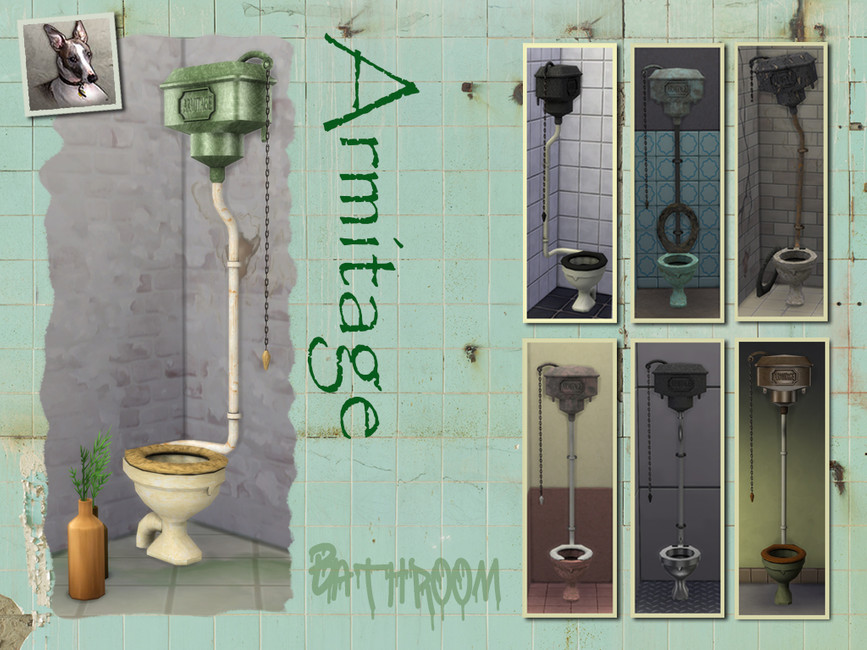 Armitage High Flush Toilets by Cyclonesue from TSR • Sims 4 Downloads