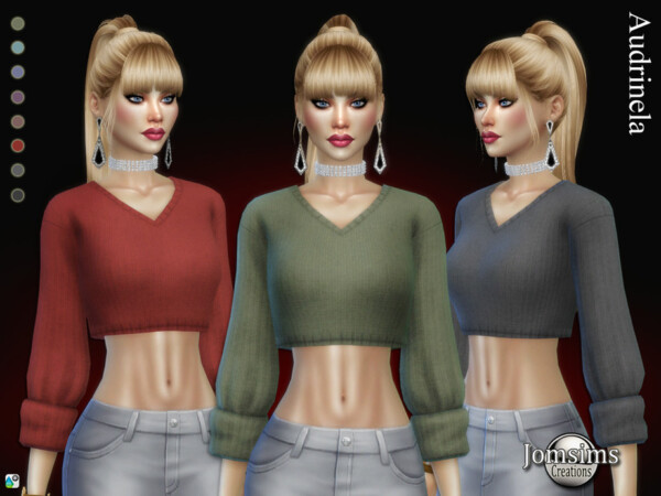 Audrinela top by jomsims from TSR