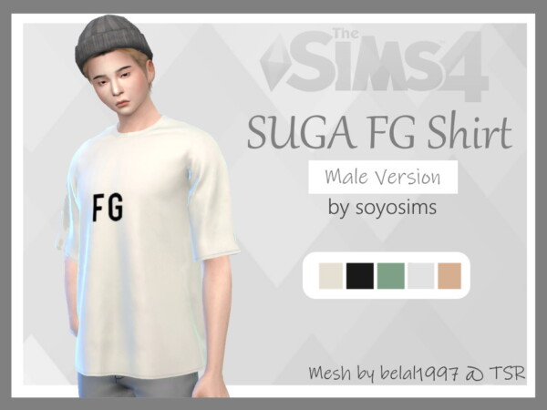 BTS SUGA Inspired Shirts by soyosims from TSR