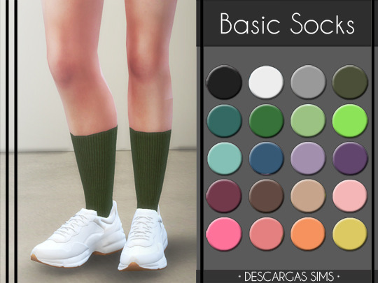 Basic Socks from Descargas Sims