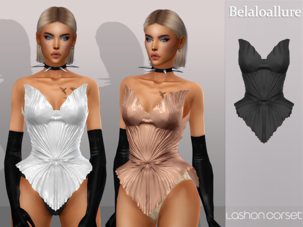 Belaloallure Lashon corset by belal1997 from TSR
