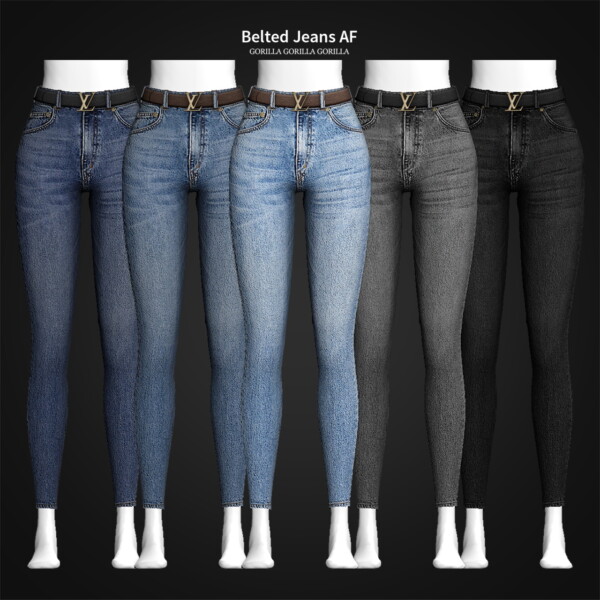 Belted Jeans from Gorilla