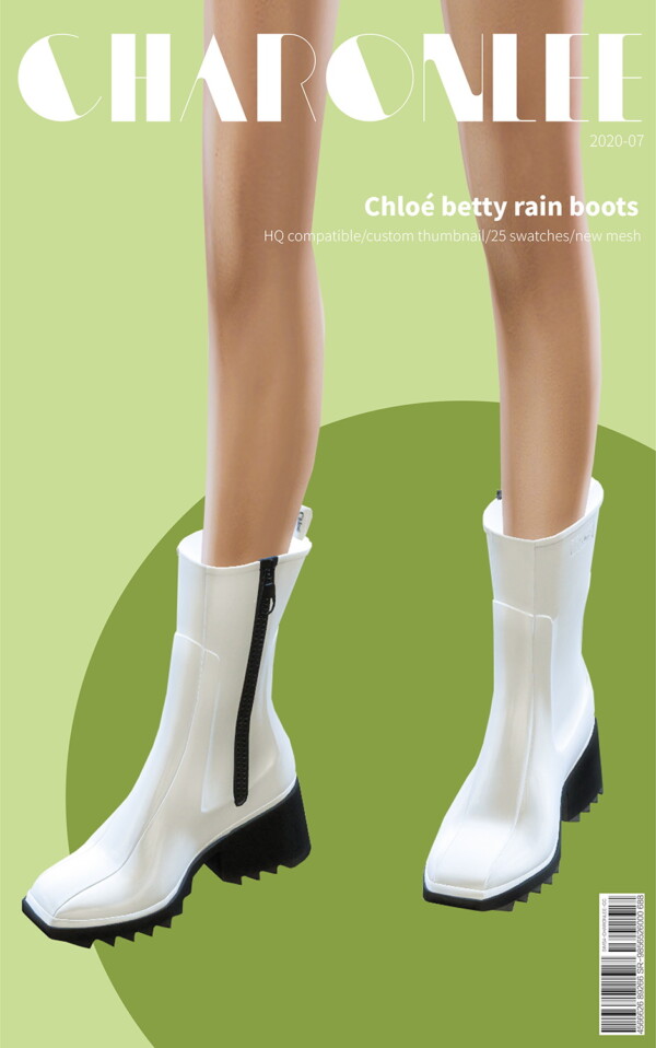 Chloe betty rain boots from Charonlee