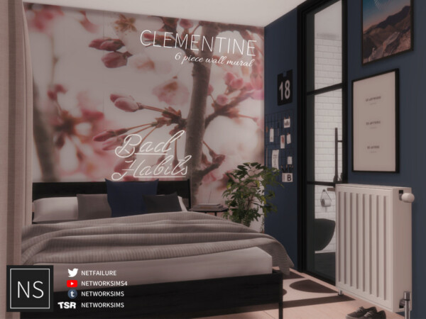 Clementine Wall Mural by networksims from TSR