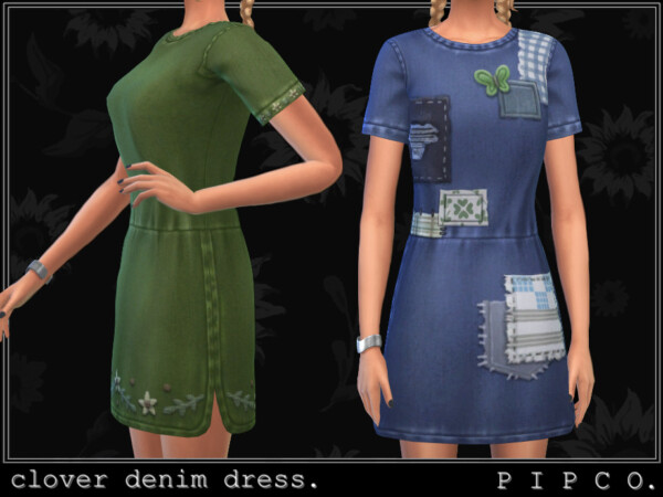 Clover denim dress by Pipco from TSR