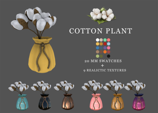 Cotton Plant from Leo 4 Sims