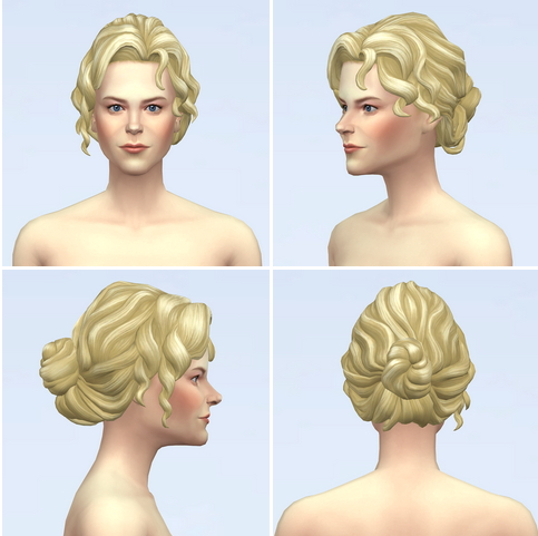 Curly Bun F Hairstyle from Rusty Nail