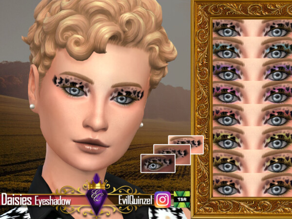 Daisies Eyeshadow by EvilQuinzel from TSR