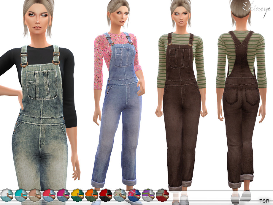 Sims 4 Overalls Female