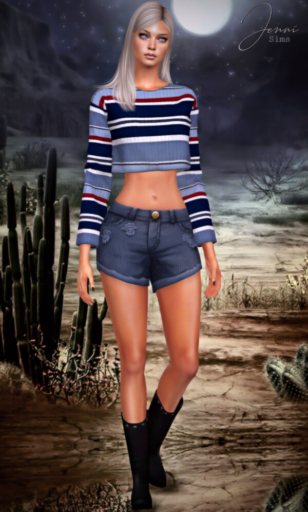 Denim Skirt and Shorts from Jenni Sims