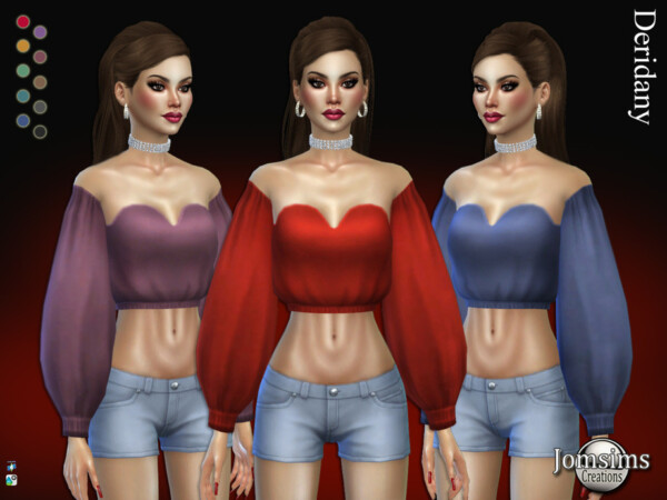 Deridany top by jomsims from TSR