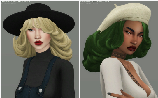 Dolly Hair from Candy Sims 4