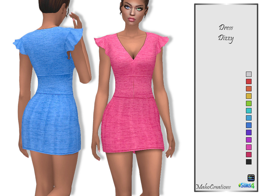 Dress Dizzy by MahoCreations from TSR • Sims 4 Downloads