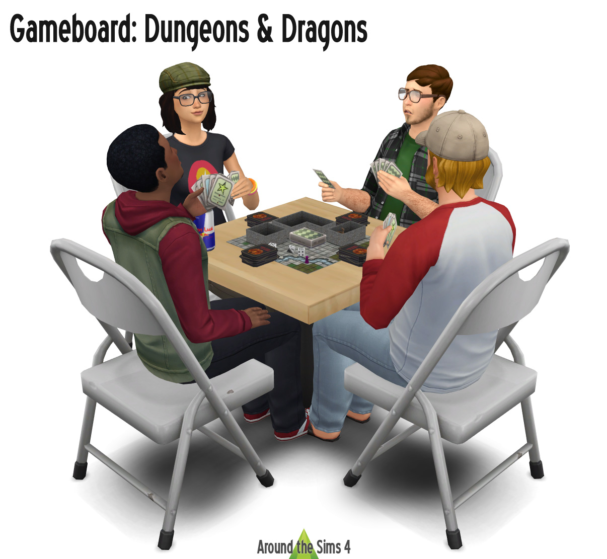 Dungeons and Dragons Game Board from Around The Sims 4 * Sims 4 Downloads.