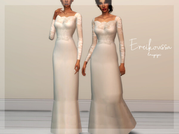 Ereikoussa Wedding Dress by laupipi from TSR