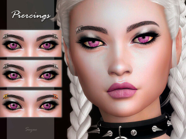 Eyebrow Piercings by Suzue from TSR