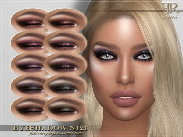 Eyeshadow N121 by FashionRoyaltySims from TSR