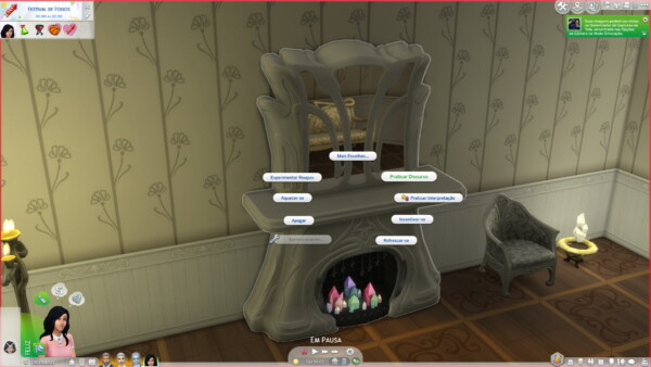 Functional Rom Fireplace Mirror by GuiSchilling19 from Mod The Sims