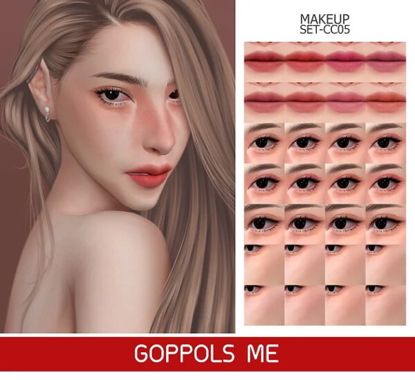 Gold Makeup Set CC05 from GOPPOLS Me