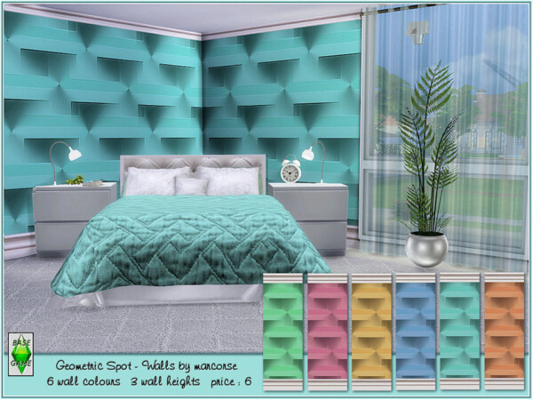 Geometric Spot Walls by marcorse from TSR
