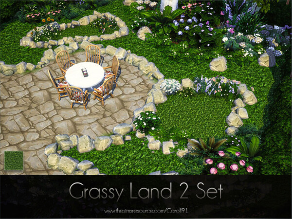 Grassy Land 2 Set by Caroll91 from TSR