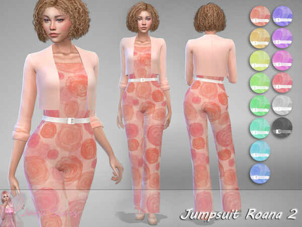Jumpsuit Roana 2 by Jaru Sims from TSR