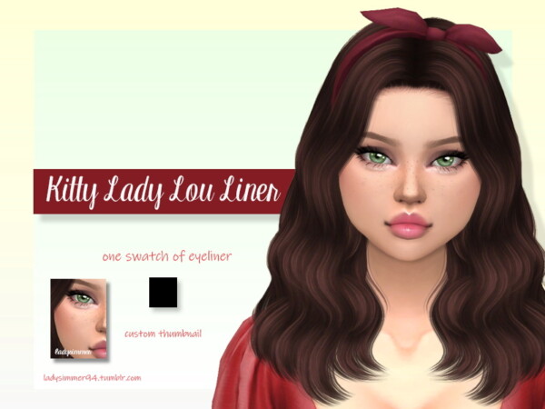Kitty Lady Lou Liner by LadySimmer94 from TSR