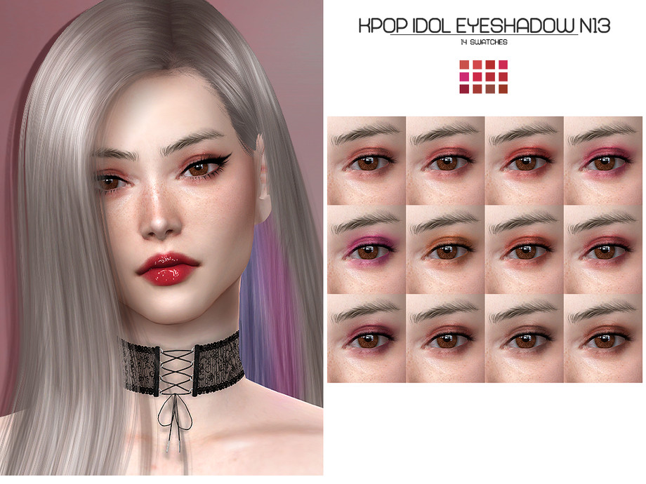 Kpop Idol Eyeshadow N13 by Lisaminicatsims from TSR • Sims 4 Downloads