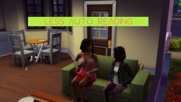Less Autonomous Reading by KaneKane from Mod The Sims