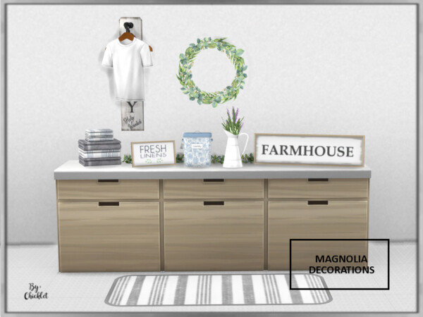 Magnolia Laundry Room Decor Items by Chicklet from TSR