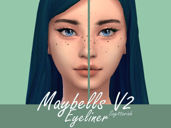 Maybells Eyeliner V2 by Sagittariah from TSR