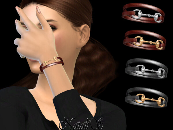 Horsebit leather wrap bracelet by NataliS from TSR