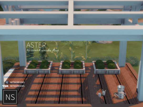 Aster Wooden Floor by Networksims from TSR