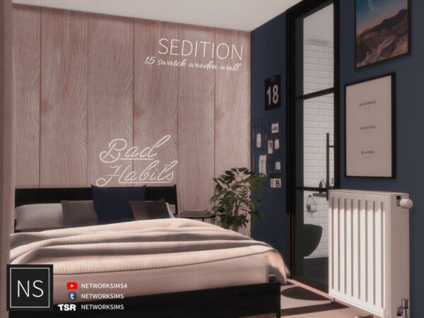 Sedition Wooden Walls by Networksims from TSR