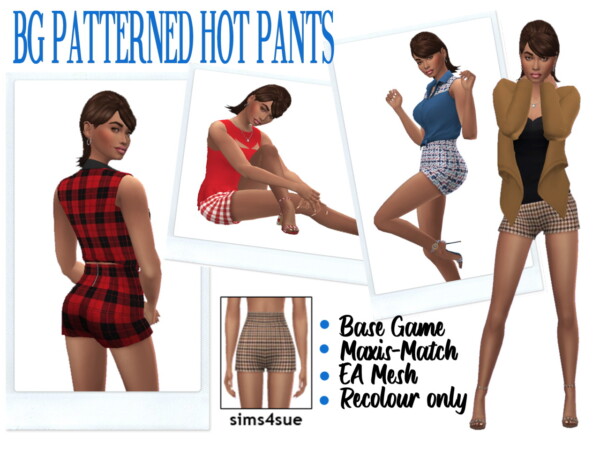 Patterned Pants from Sims 4 Sue