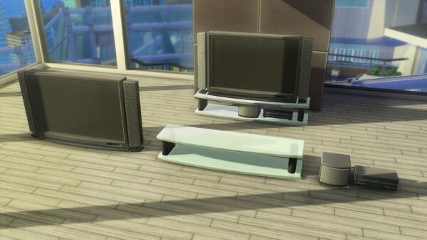 PancakeKek Television Set by simsi45 from Mod The Sims