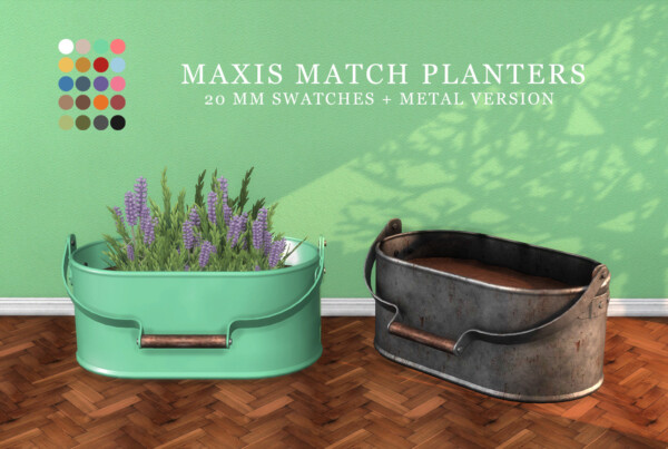 Planters from Leo 4 Sims