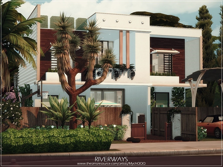 Riverways Home by MychQQQ from TSR • Sims 4 Downloads