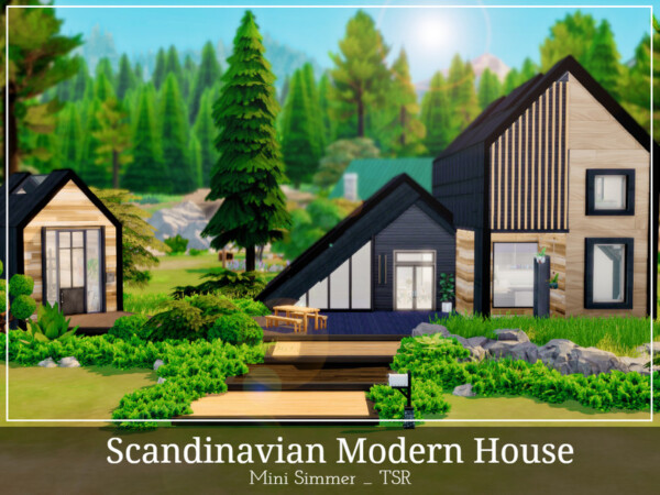 Scandinavian Modern House by Mini Simmer from TSR