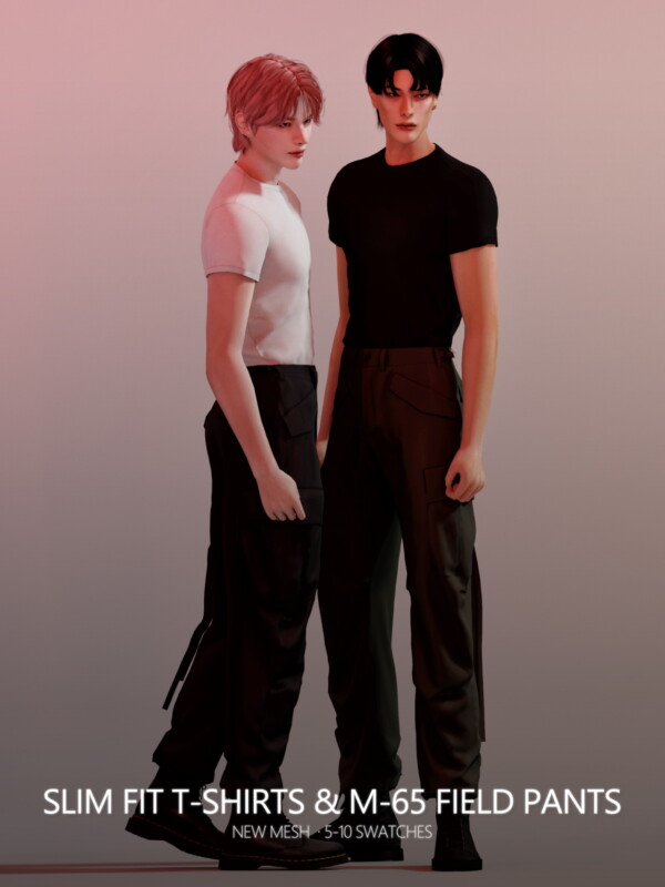 Slim Fit T Shirts and M 65 Field Pants from Rona Sims