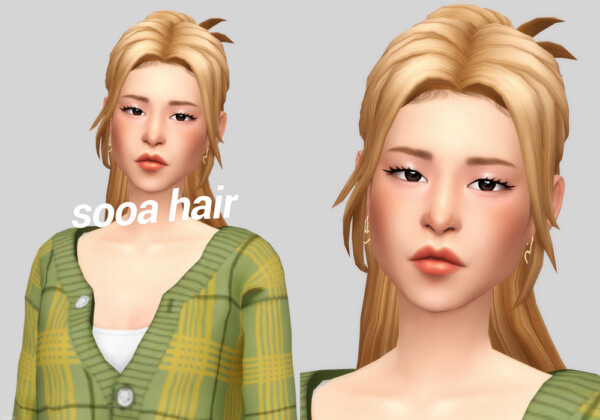 Sooa hair from Casteru • Sims 4 Downloads