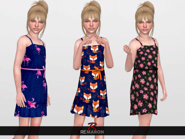 Summer Dress for Girls 01 by remaron from TSR