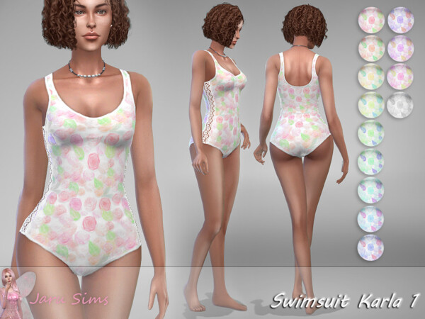 Swimsuit Karla 1 by Jaru Sims from TSR