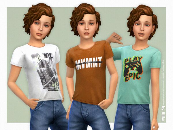 T Shirt Collection for Boys P19 by lillka from TSR