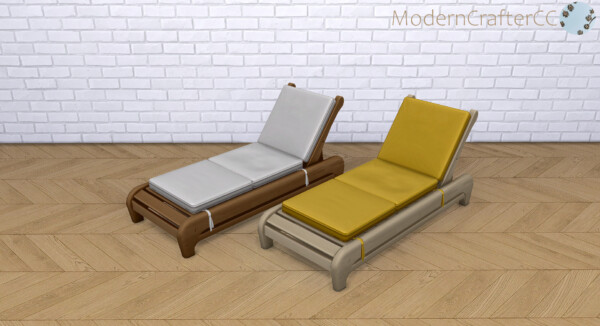 Tempting Teak Lounge Chair Recolor Set from Modern Crafter