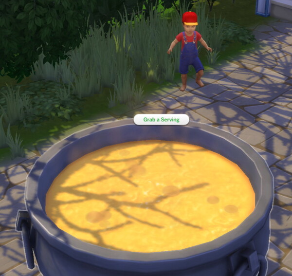 Toddlers can Eat from Cauldrons by Iced Cream from Mod The Sims